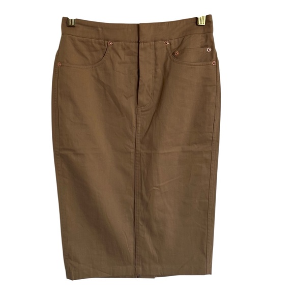 Kit and Ace Mainstay stretch skirt NWOT Khaki size 0 - Picture 3 of 13